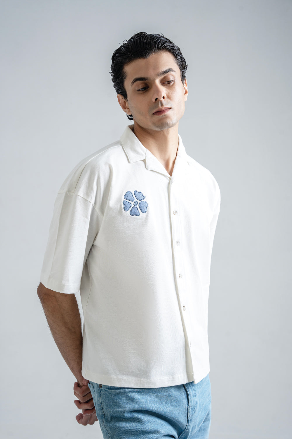 Button Down Box Fit Shirt