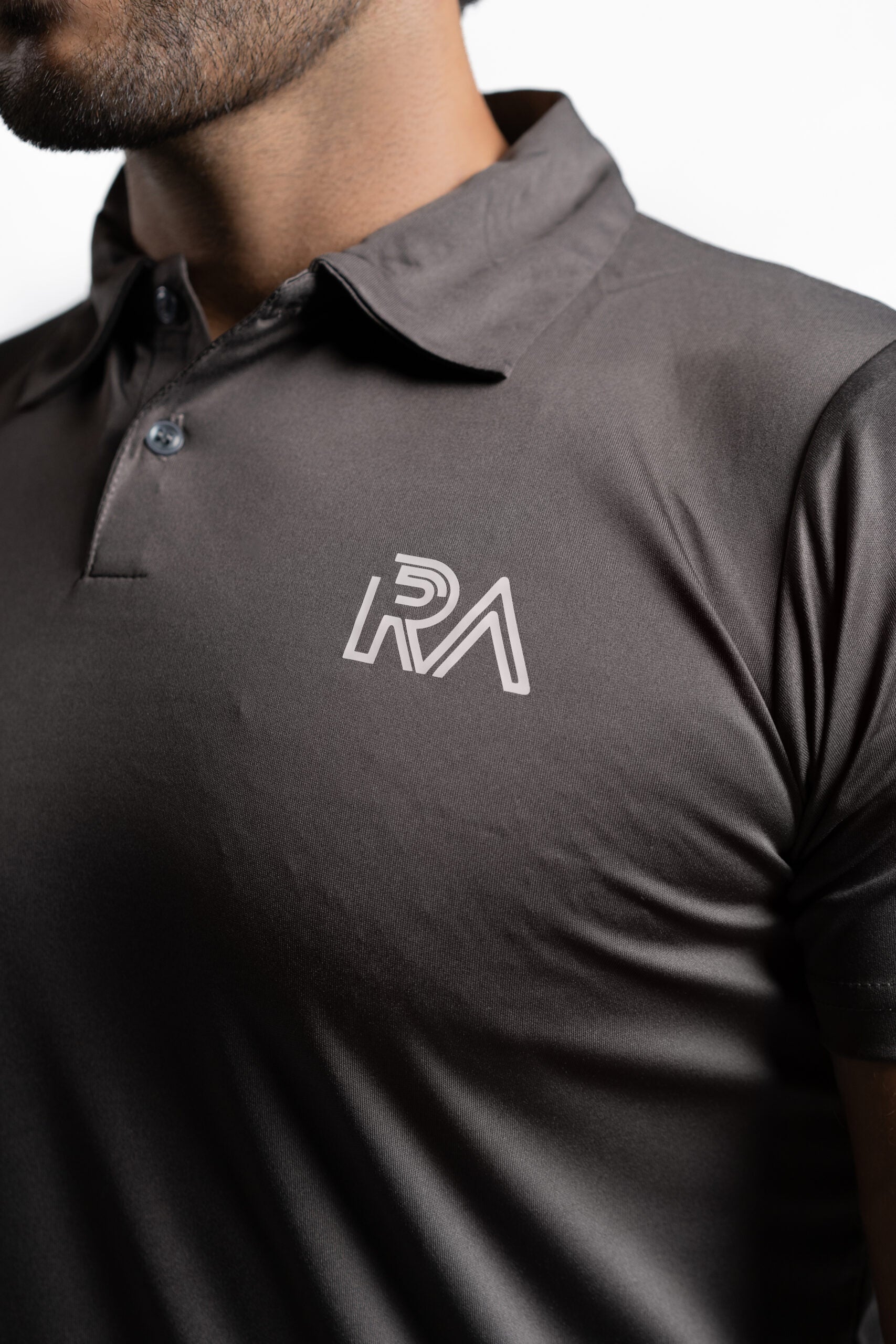 Active ease polo (brownish grey)