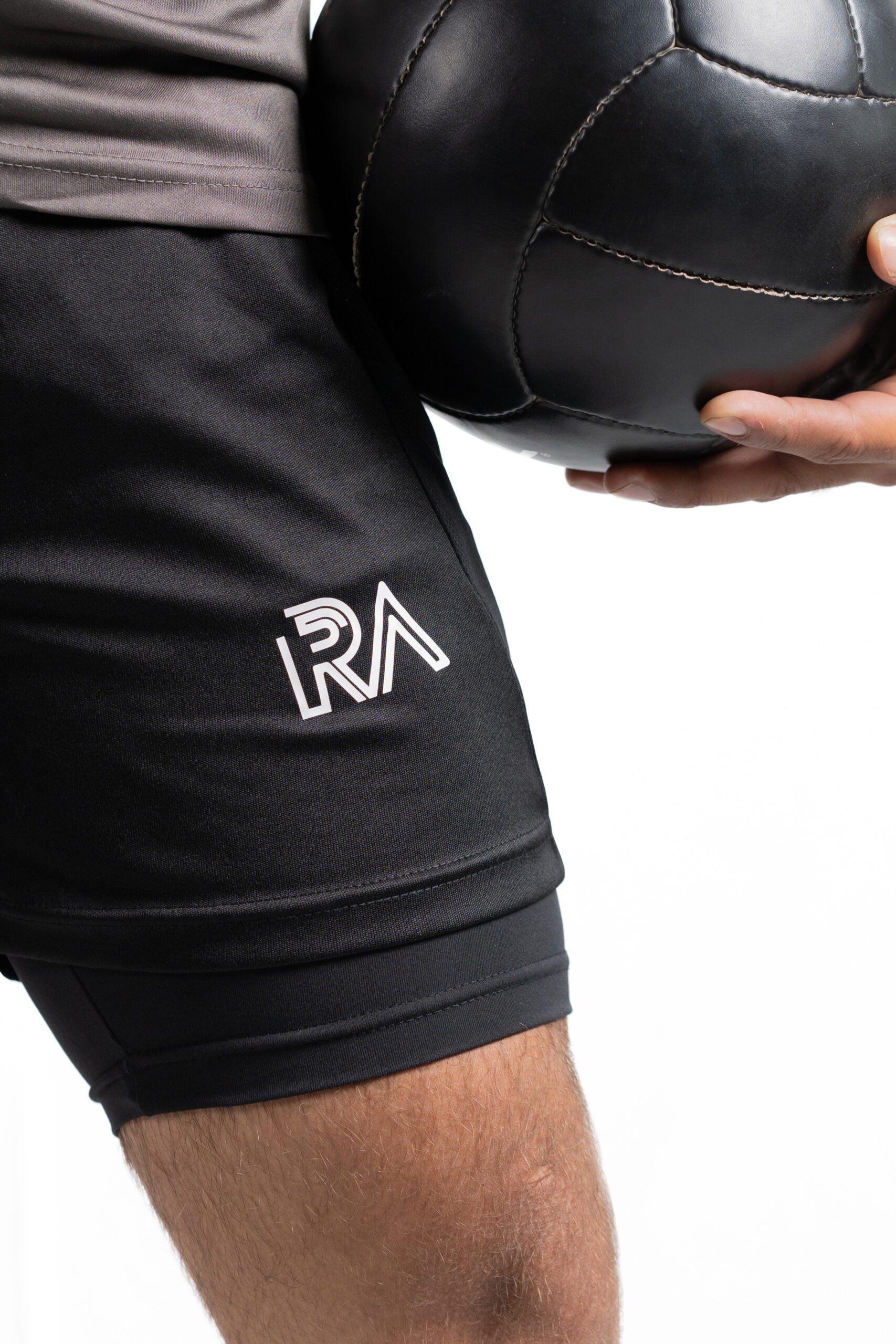 Fusion flex 2 in 1 shorts (black)