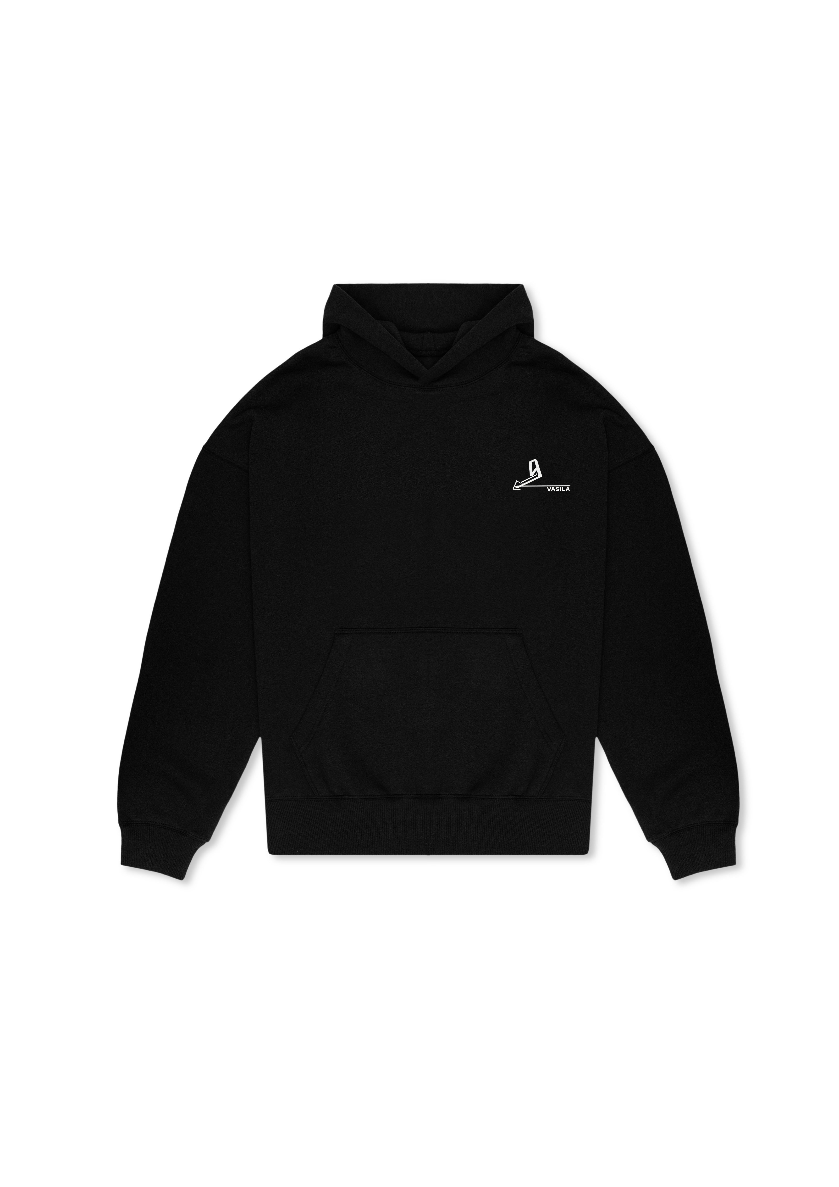 Vasila's Logo Hoodie-Black