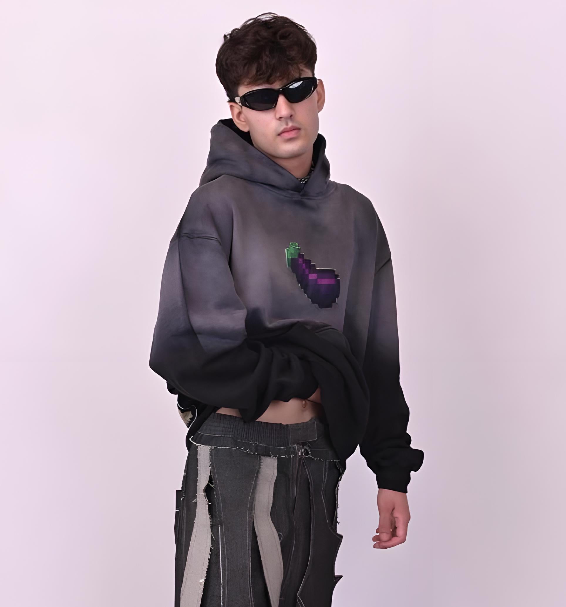 BATUN EGGPLANT HOODIE