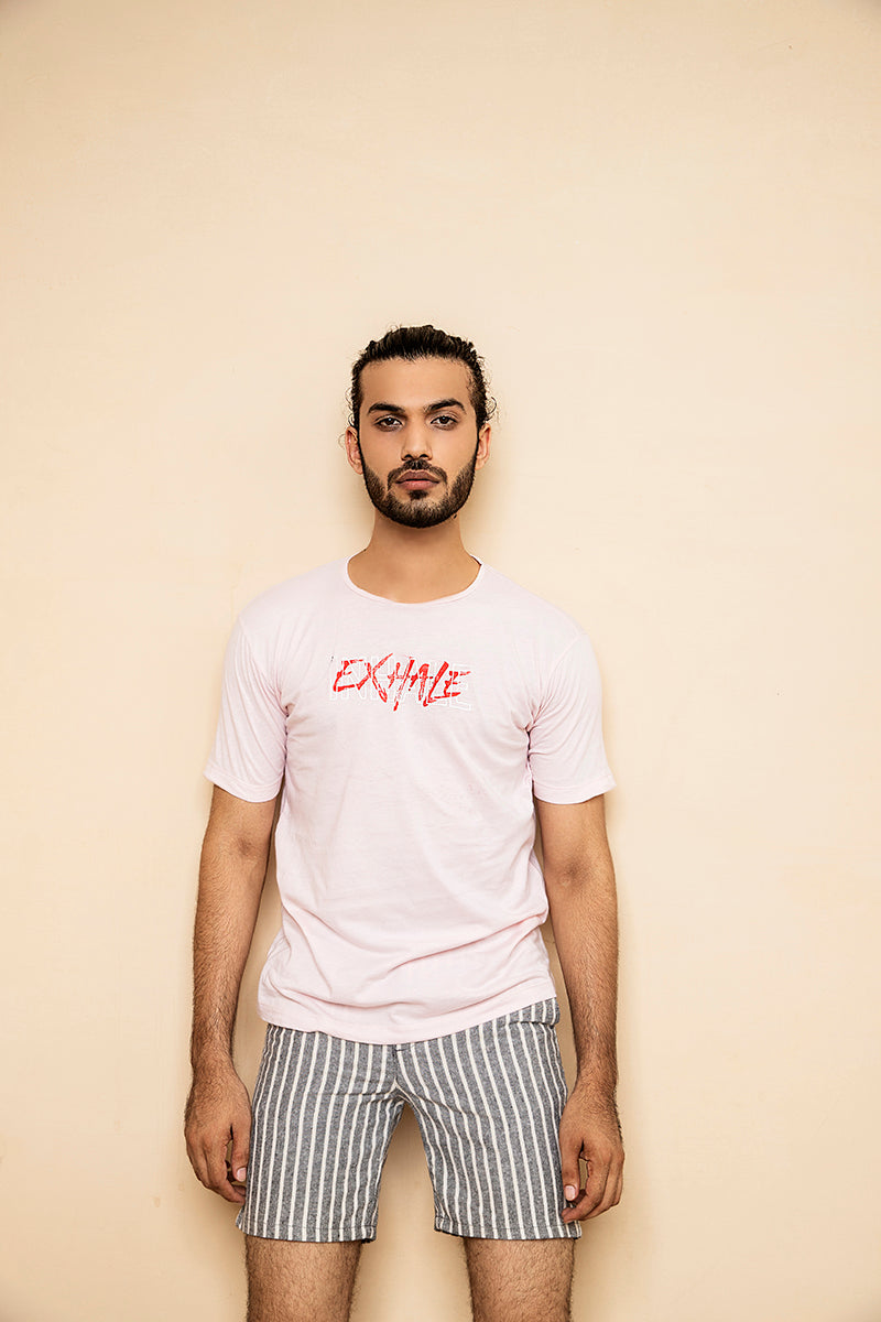 Pink Inhale Exhale T-shirt