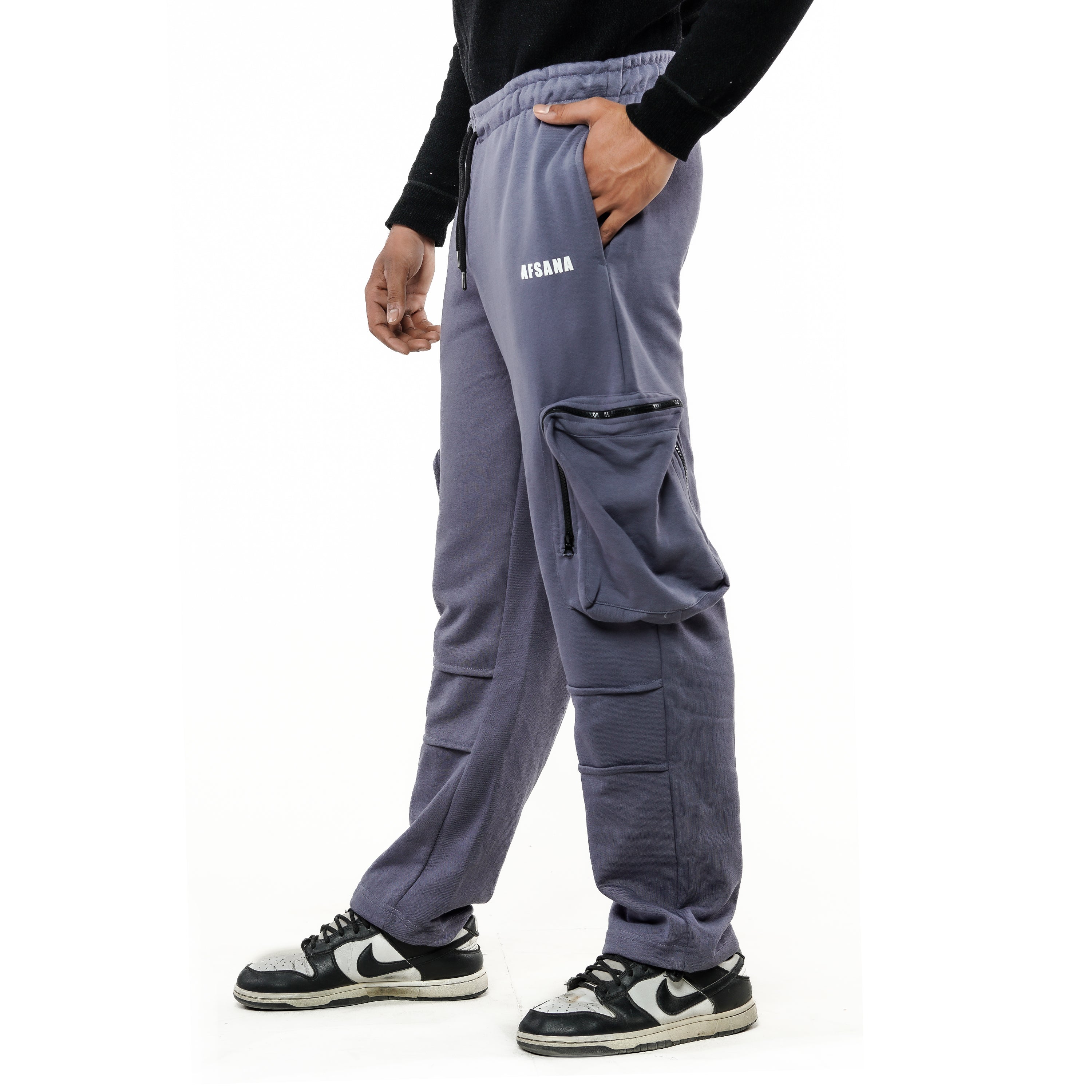 DEEP BLUE BAGGY TROUSER