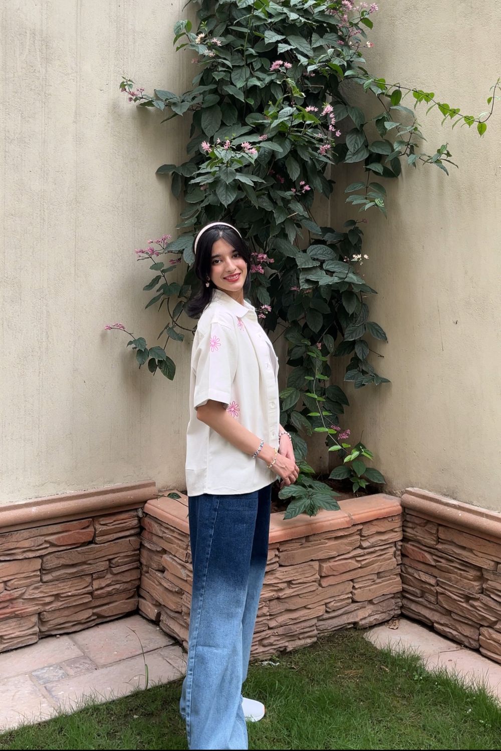 Ombre Blue Skater Jeans