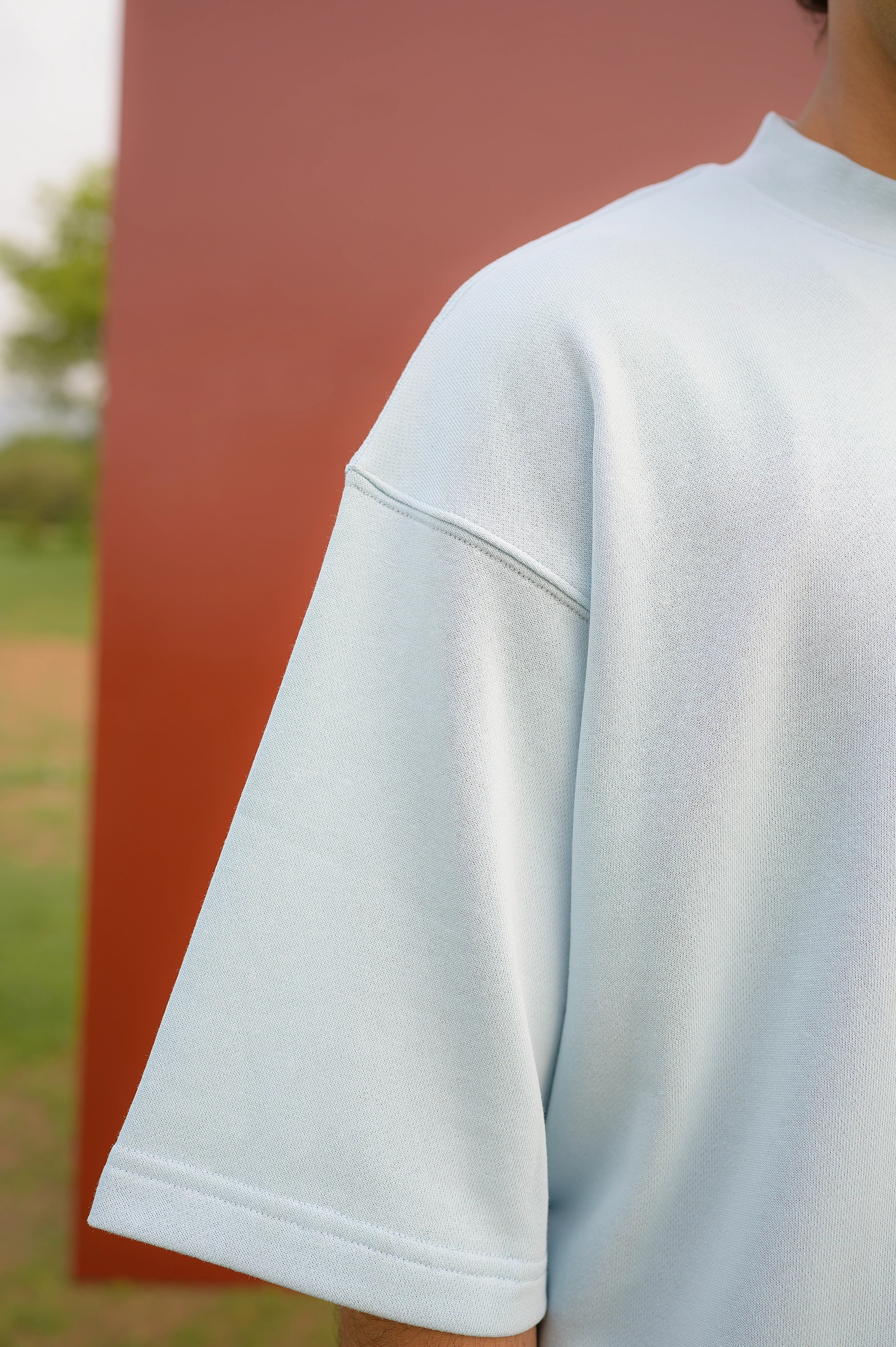 ICE BLUE BOXY T-SHIRT