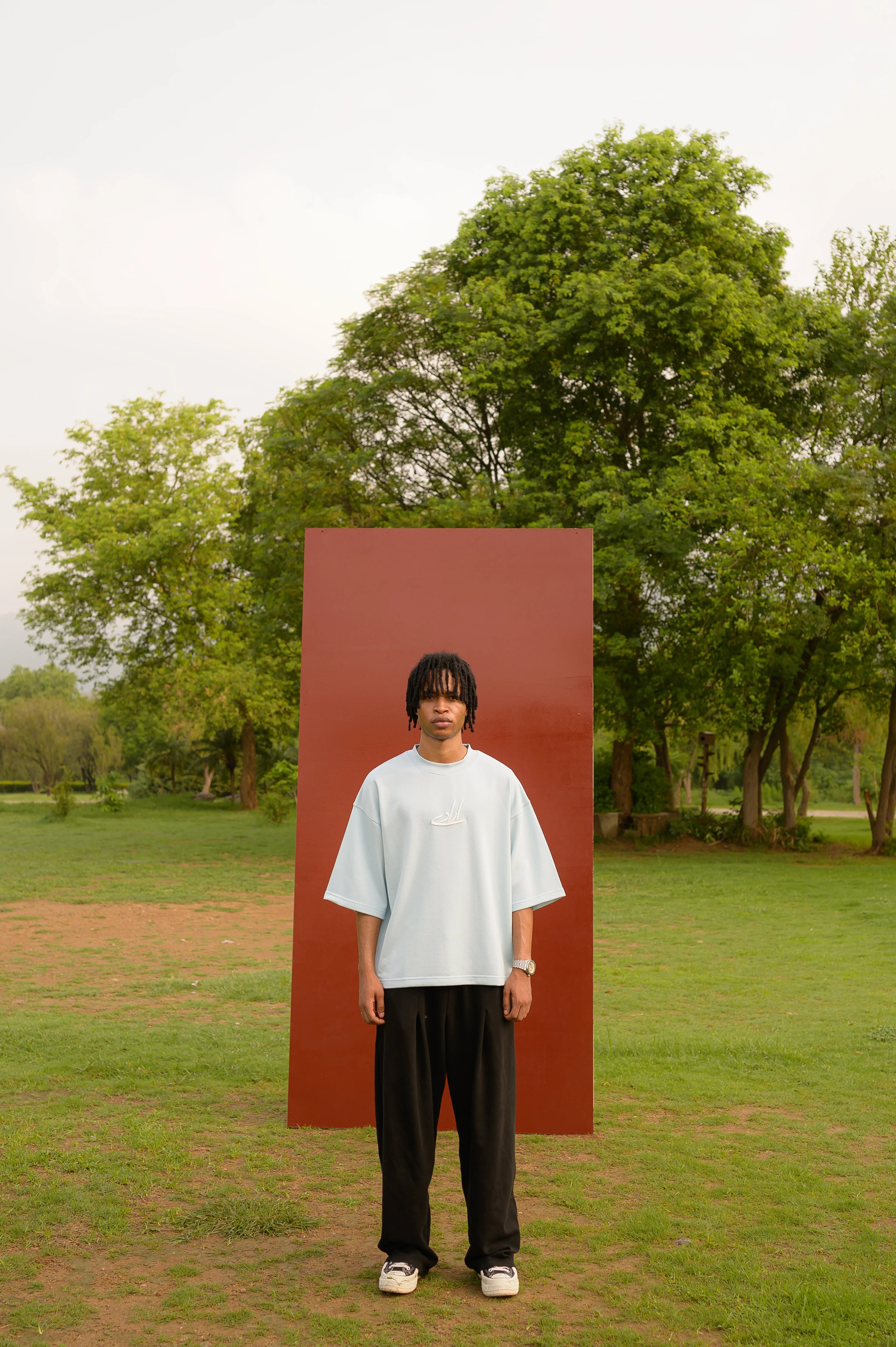 ICE BLUE BOXY T-SHIRT
