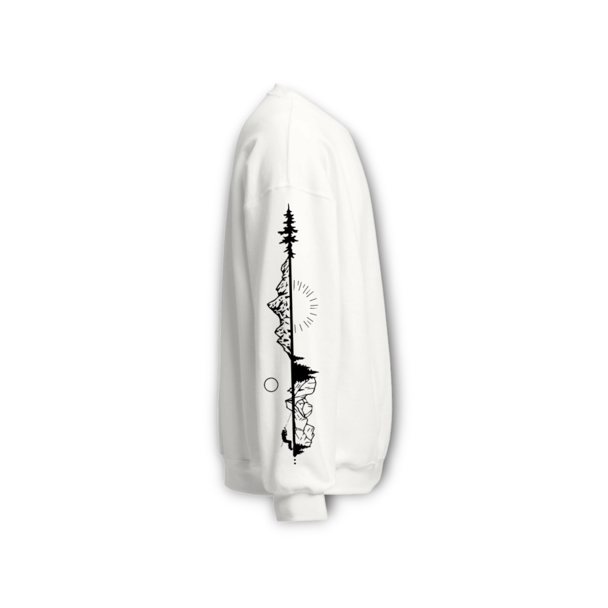 ASPIRE UNISEX WHITE SWEATSHIRT