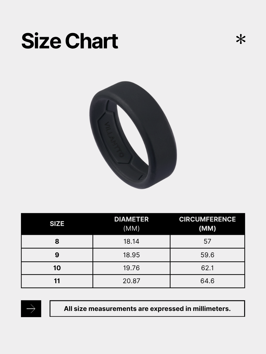 SILICONE RING - CLASSIC BLACK