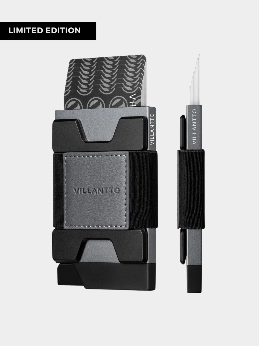 ALUMINUM SMART WALLET PRO - SPACE GRAY