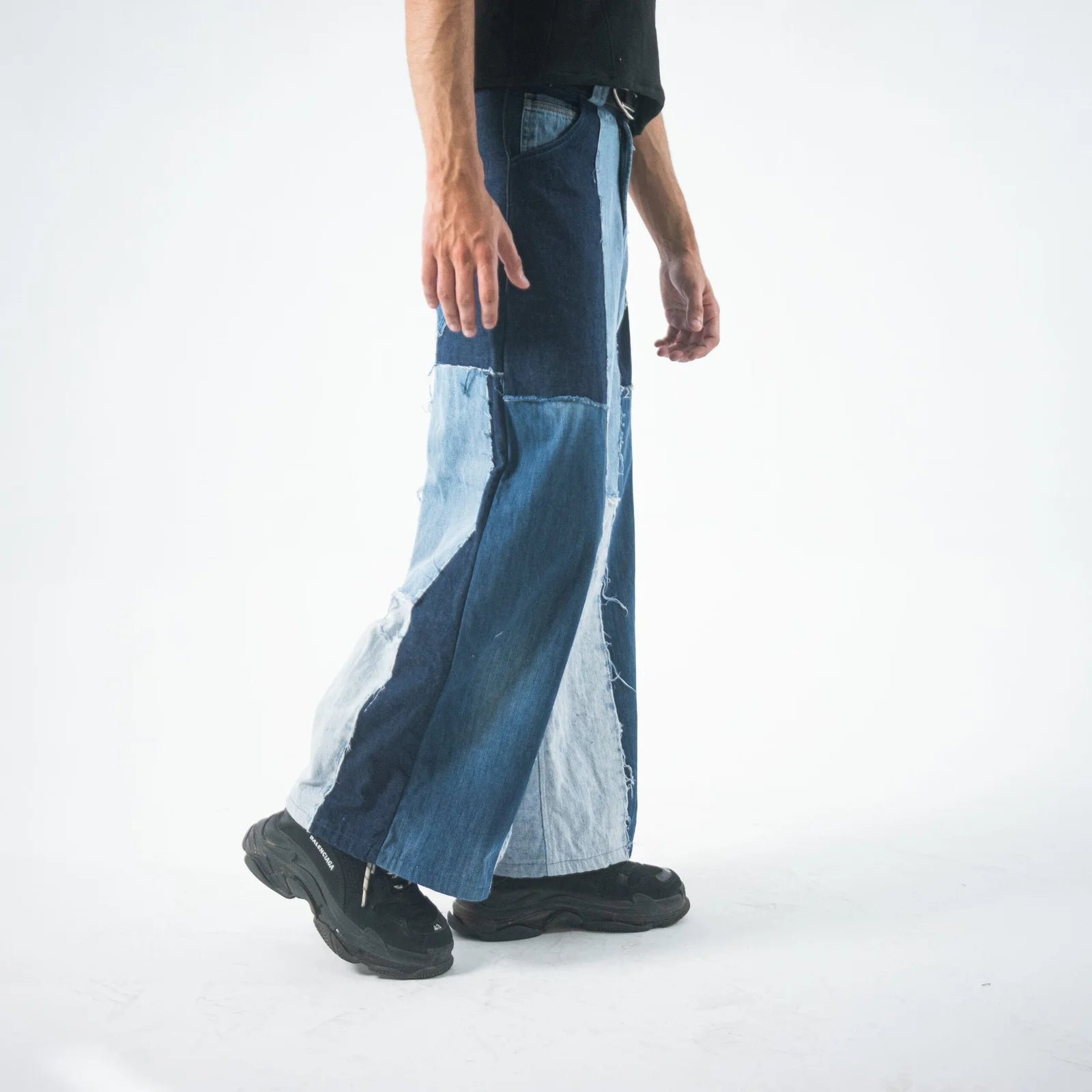 UPCYCLED DENIM PANTS