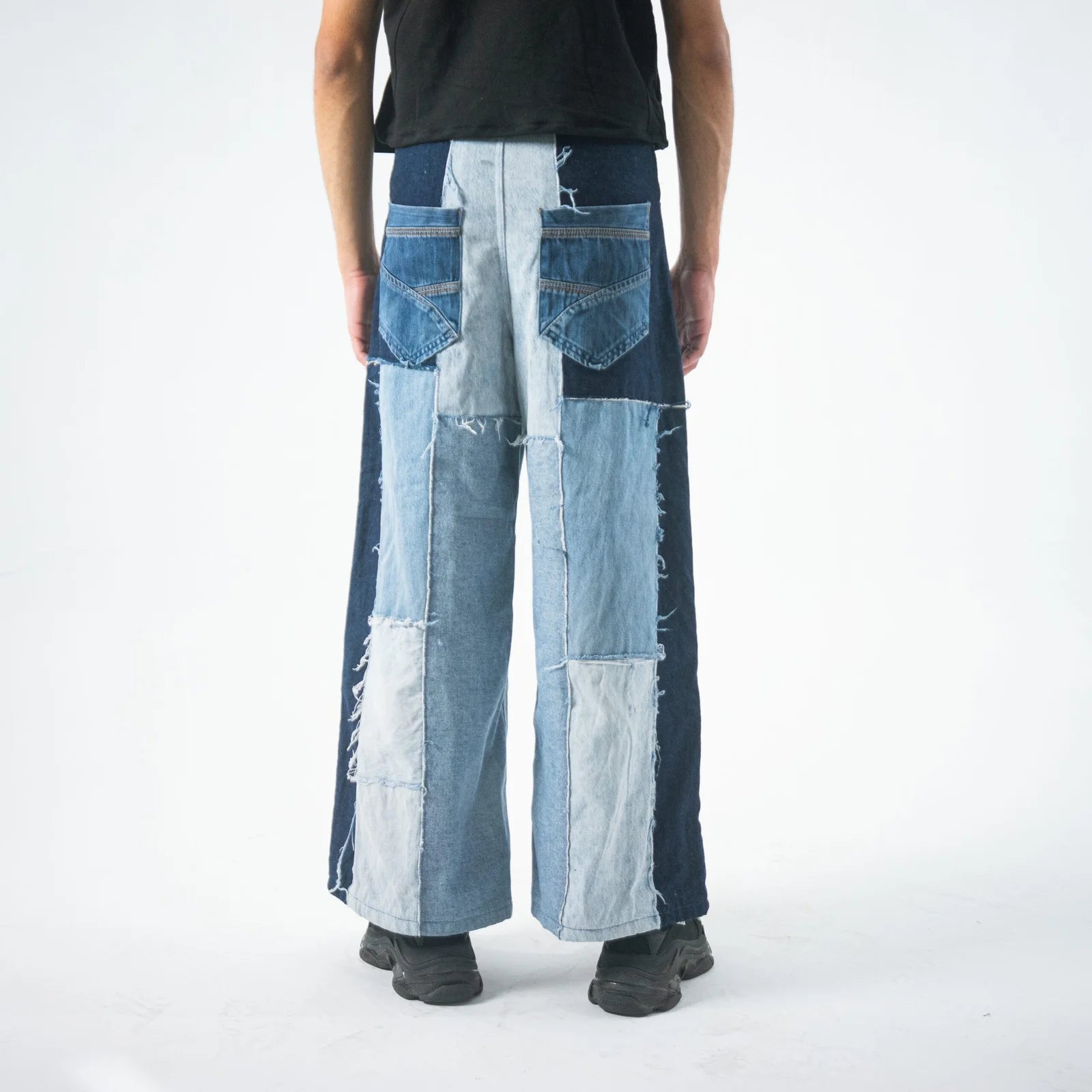 UPCYCLED DENIM PANTS