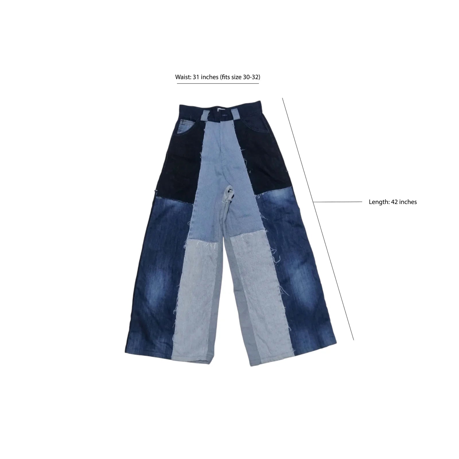 UPCYCLED DENIM PANTS