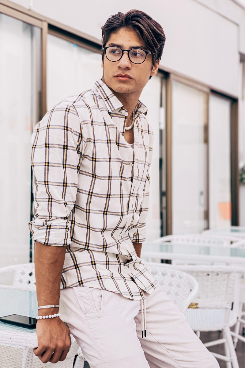 Button Down Checkered Shirt
