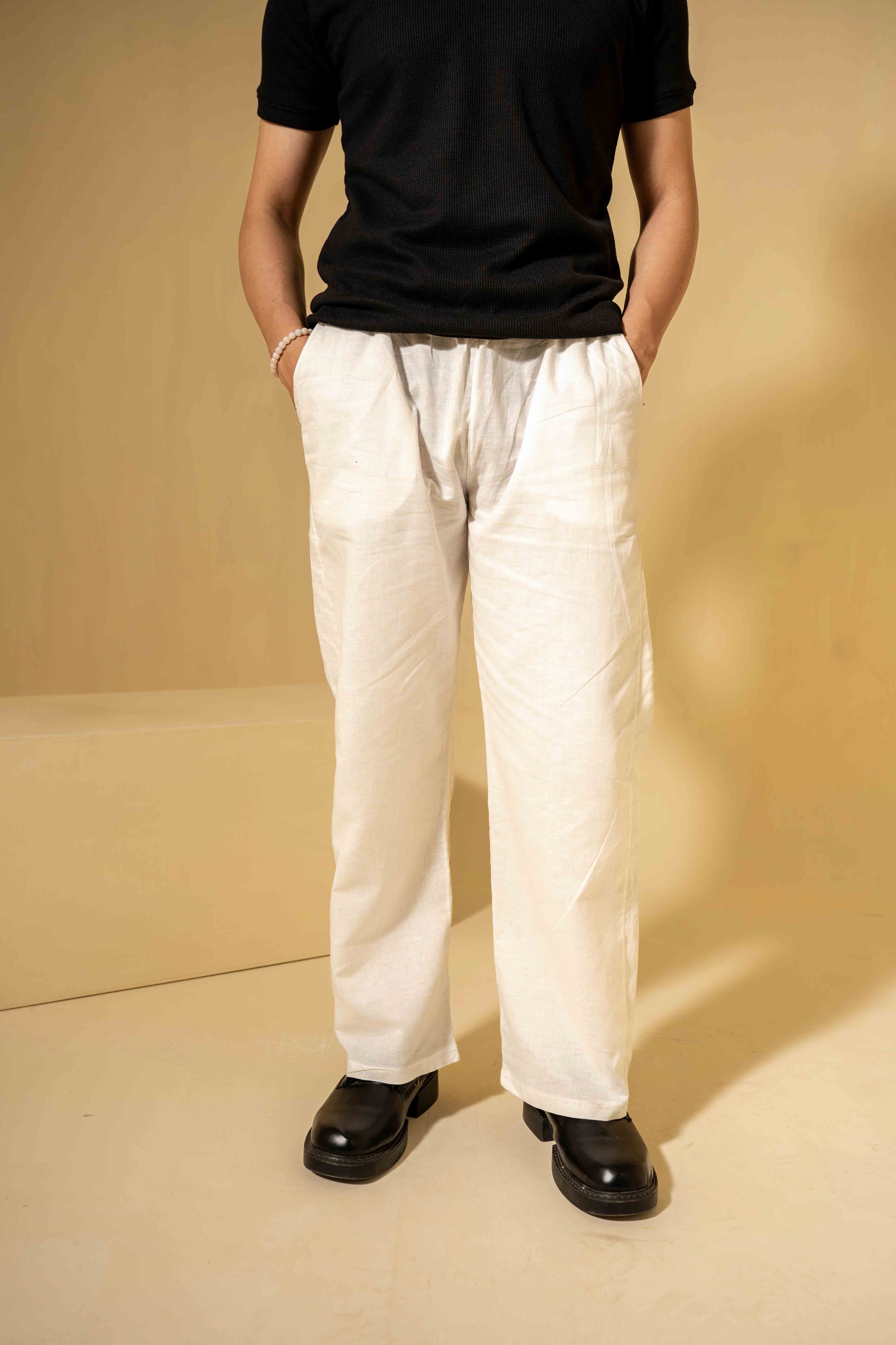 White Linen Trouser