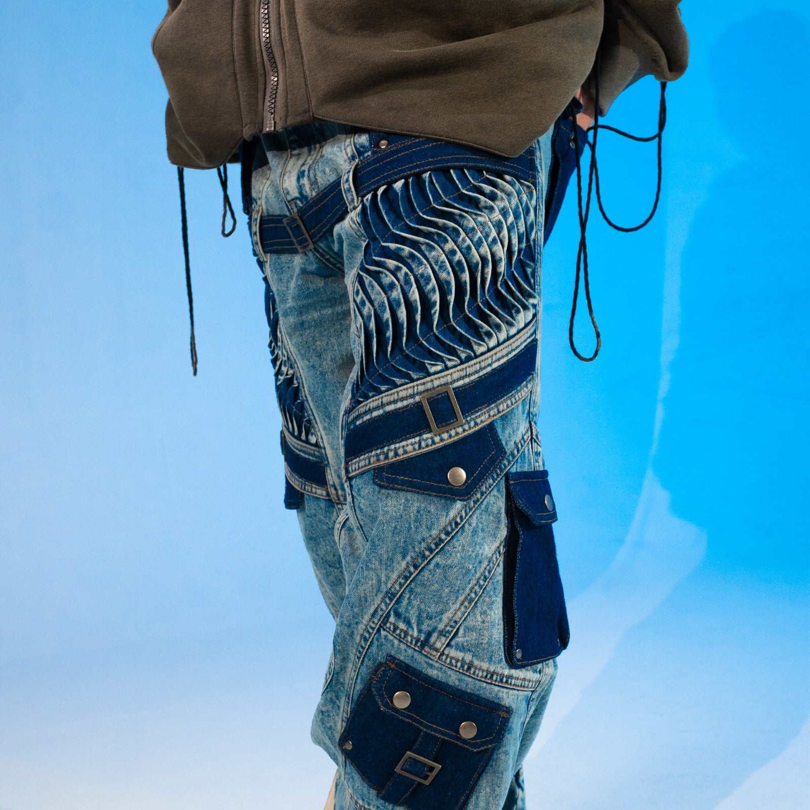 R-09: Two-Tone Blue Jeans