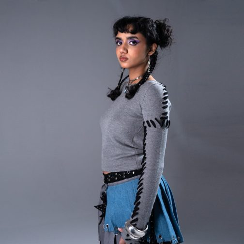 Spider Grey Top