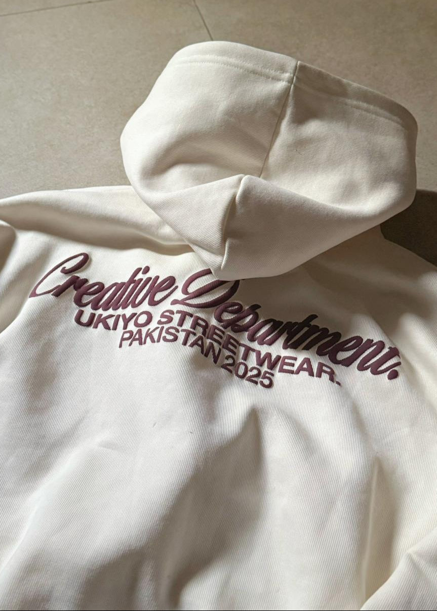 Cream Hoodie