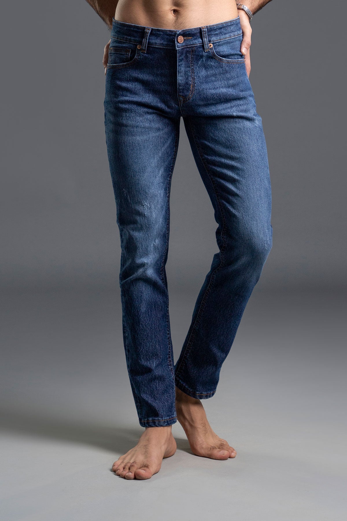 Blue Street Scar Jeans