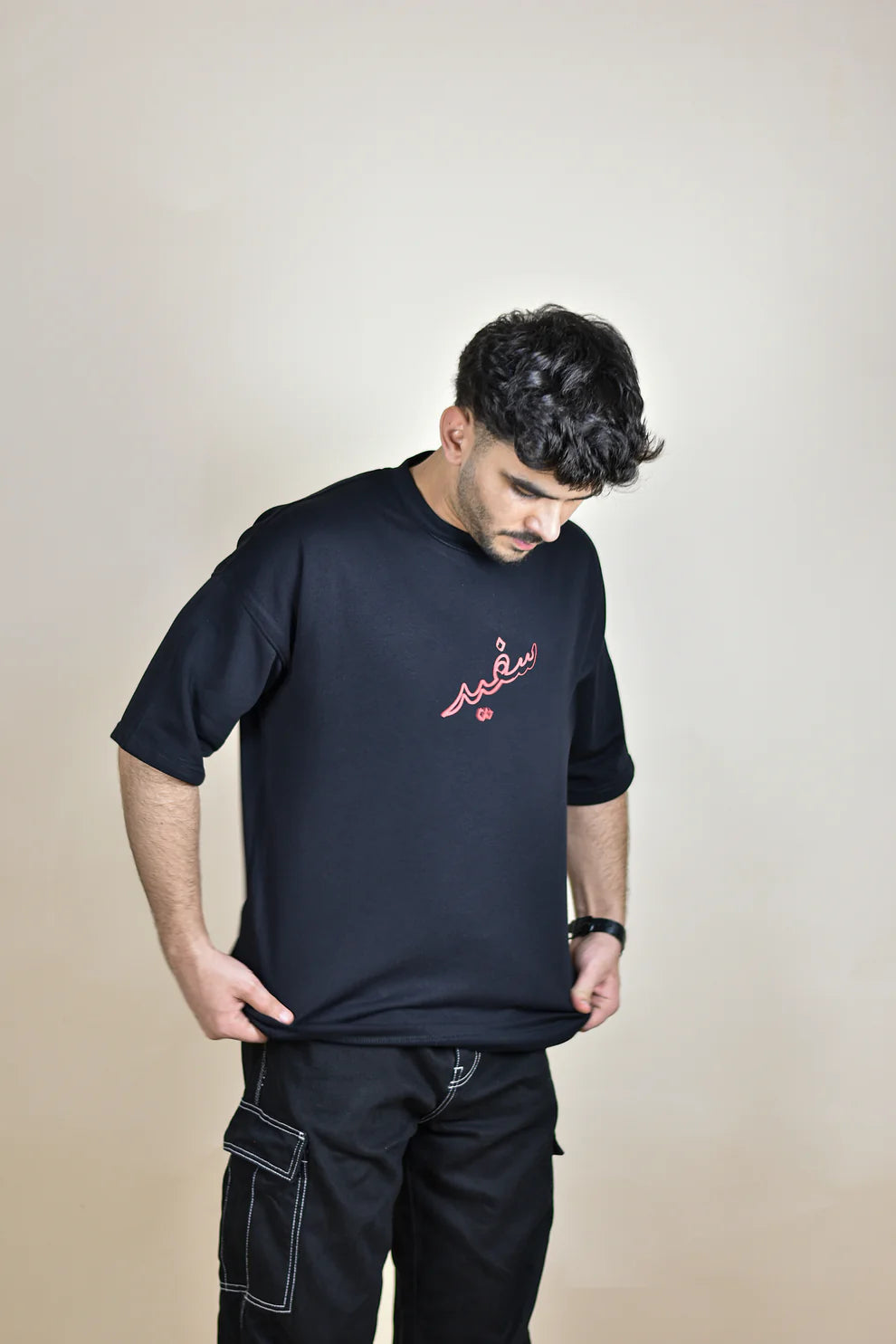 Signature Black Oversized T-shirt