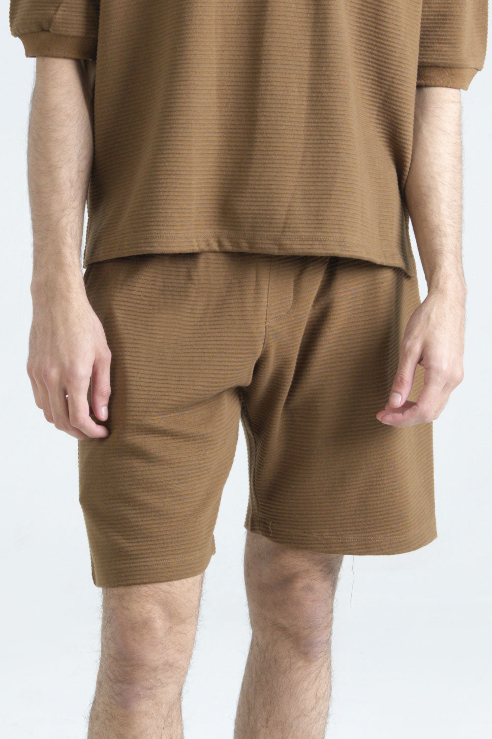 3D Jacquard Textured Short