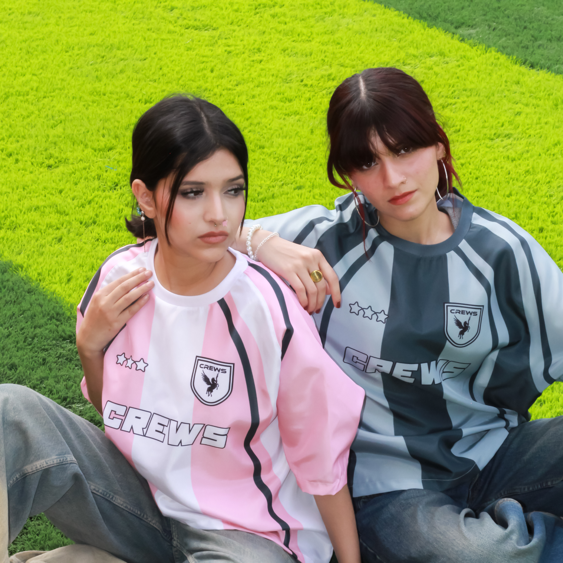 UNISEX CREWS PINK LEGACY FOOTBALL JERSEY