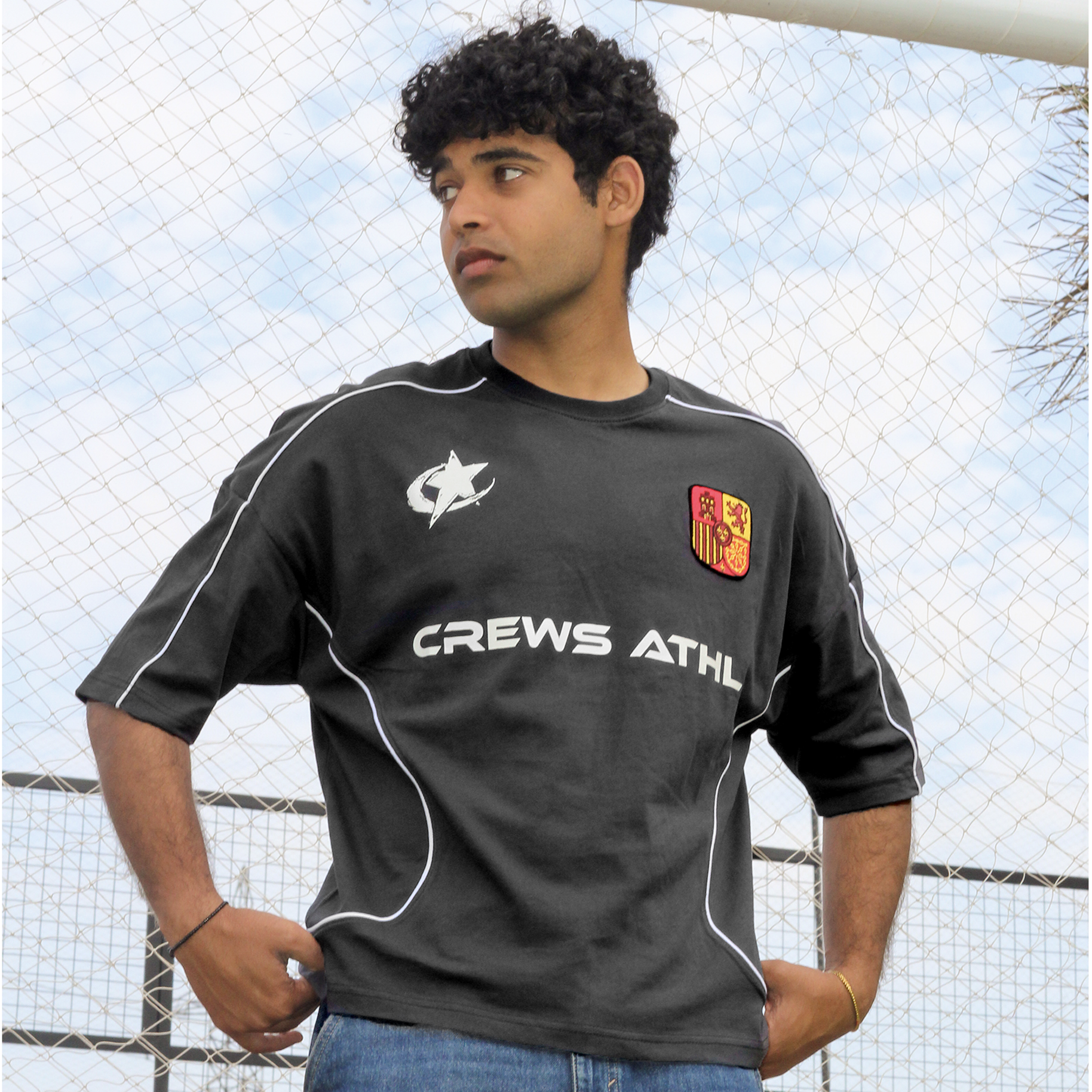 UNISEX CREWS ATHL BLACKOUT JERSEY