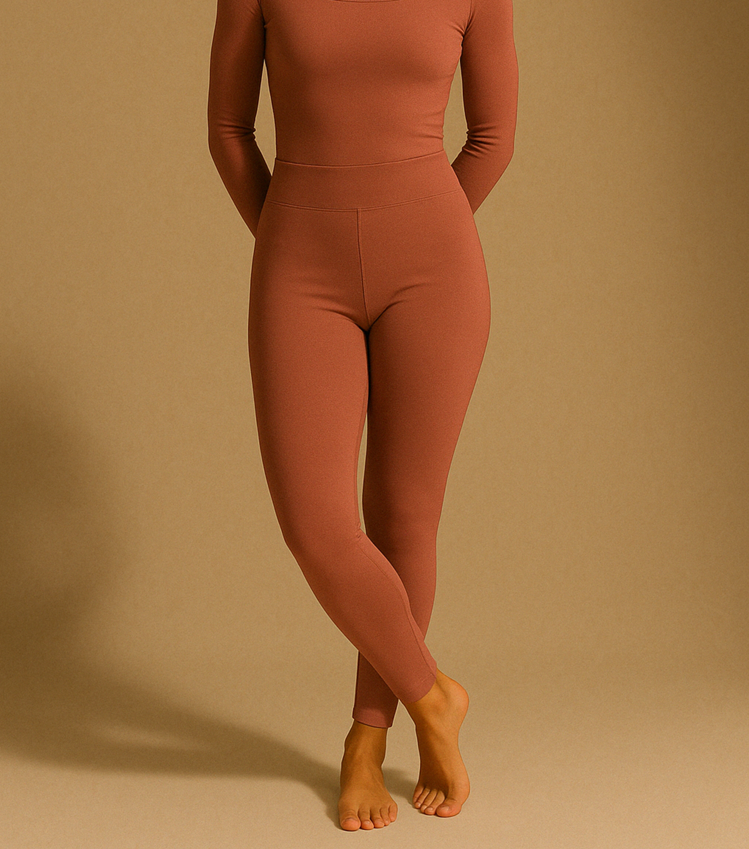 LEGGINGS - DUSKY ROSE