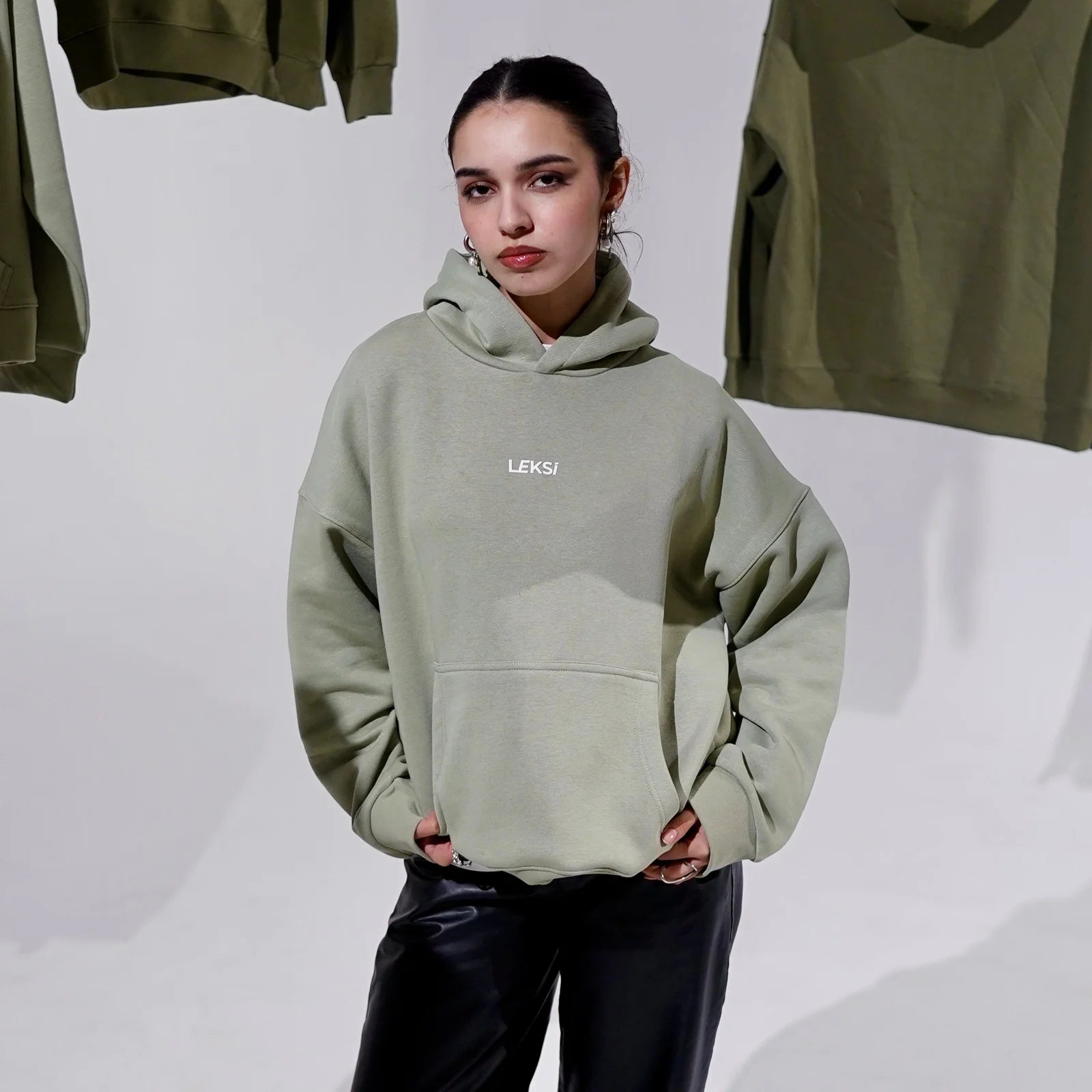 Minty Sage Cloud Hoodie