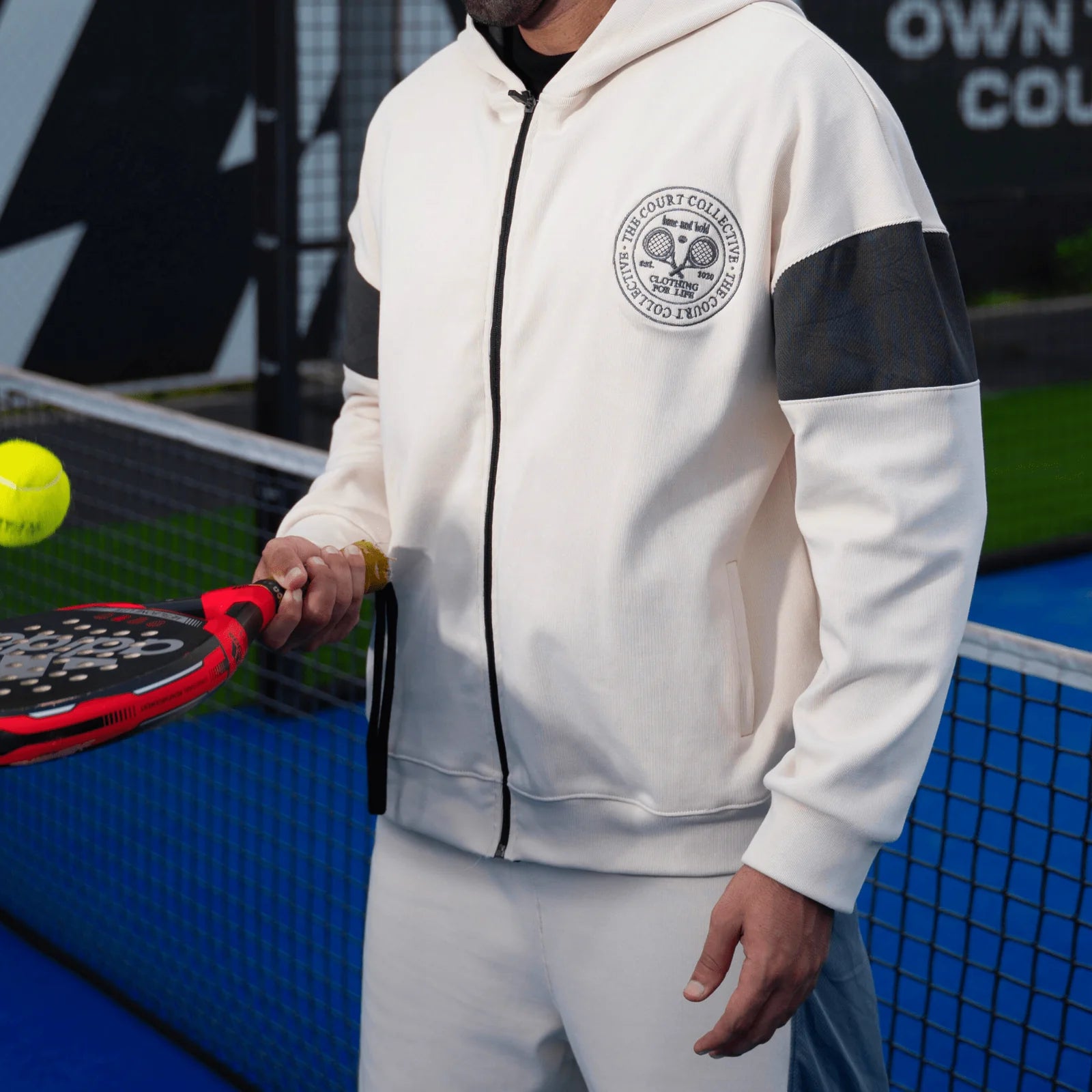 Pre-Game Ribbed Oversized Jacket