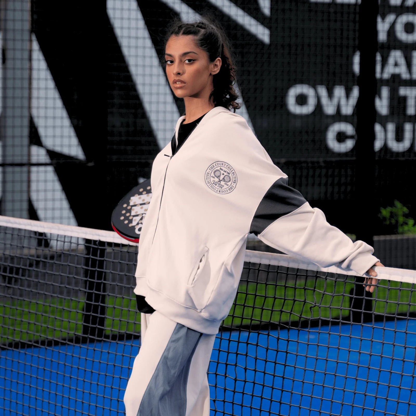 Pre-Game Ribbed Oversized Jacket