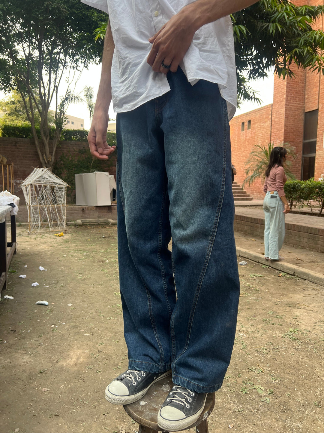 Obsidian Denim Pants