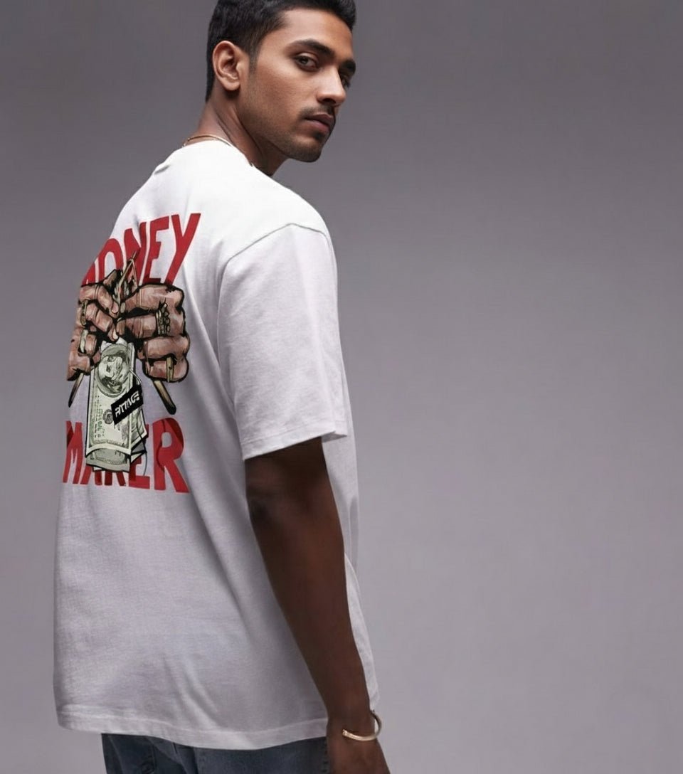 Origin Drop Shoulder White Tee