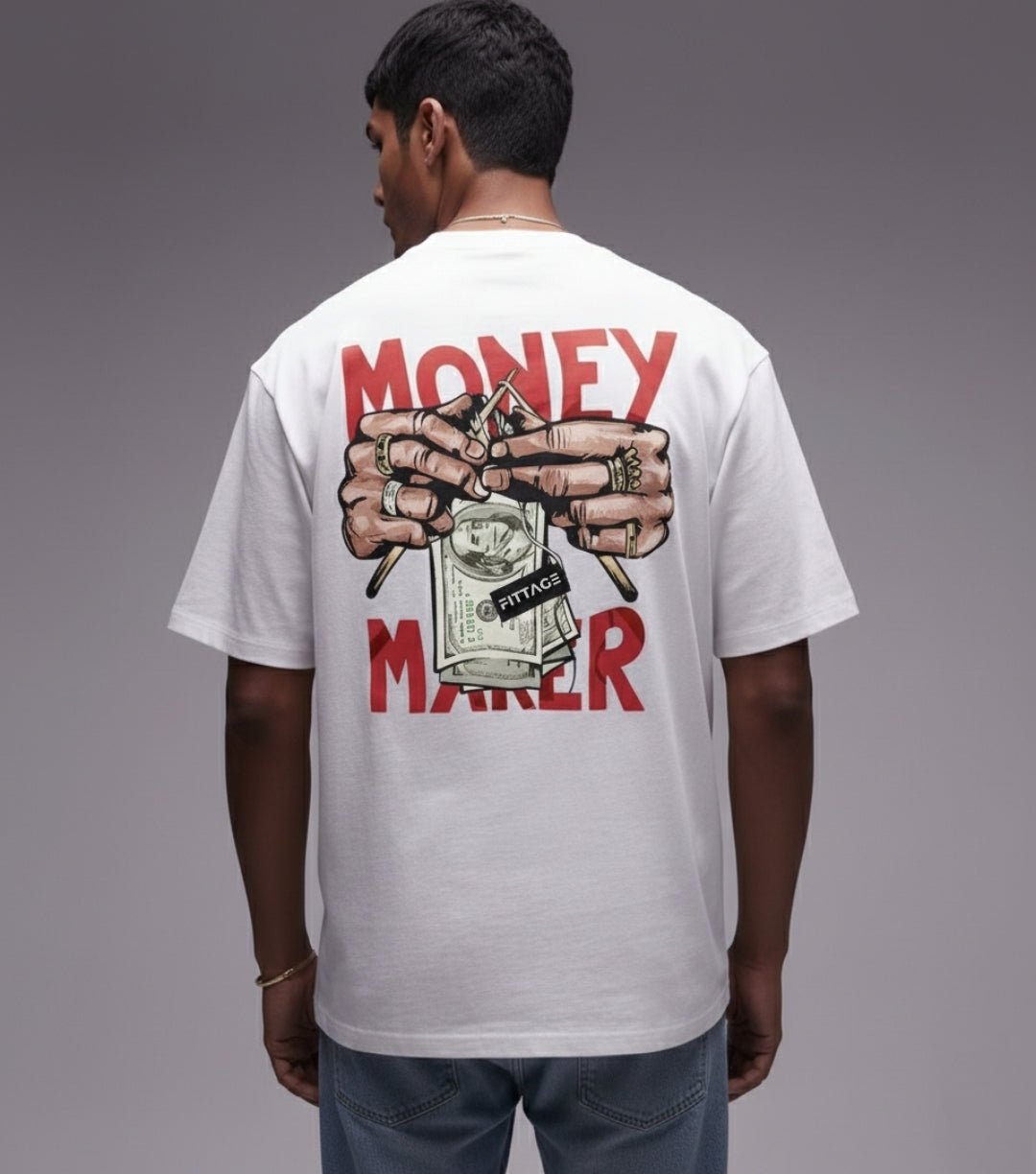 Origin Drop Shoulder White Tee