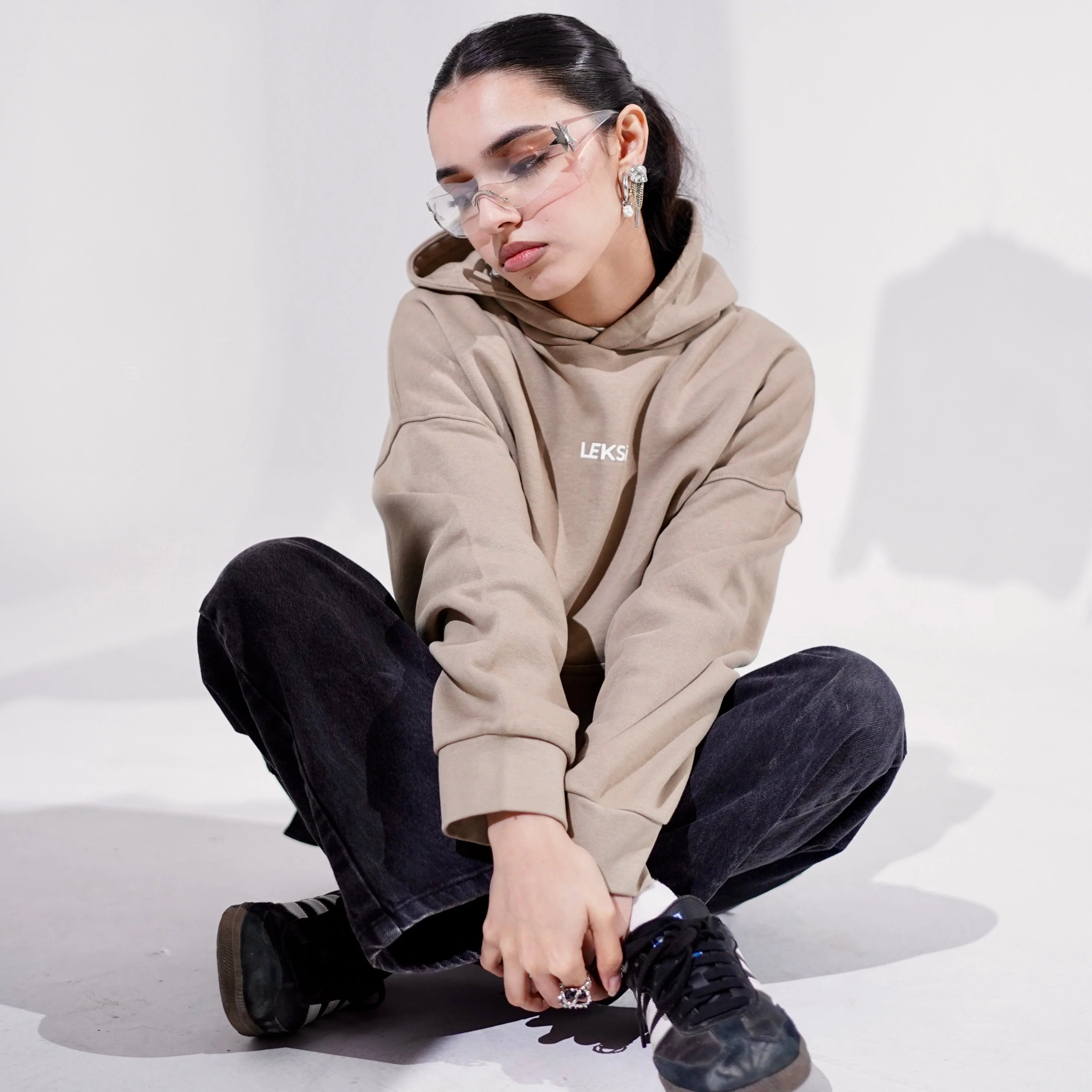 Sandstorm Beige Hoodie