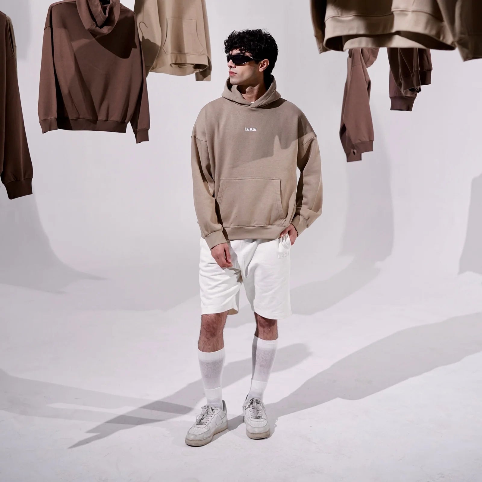 Sandstorm Beige Hoodie