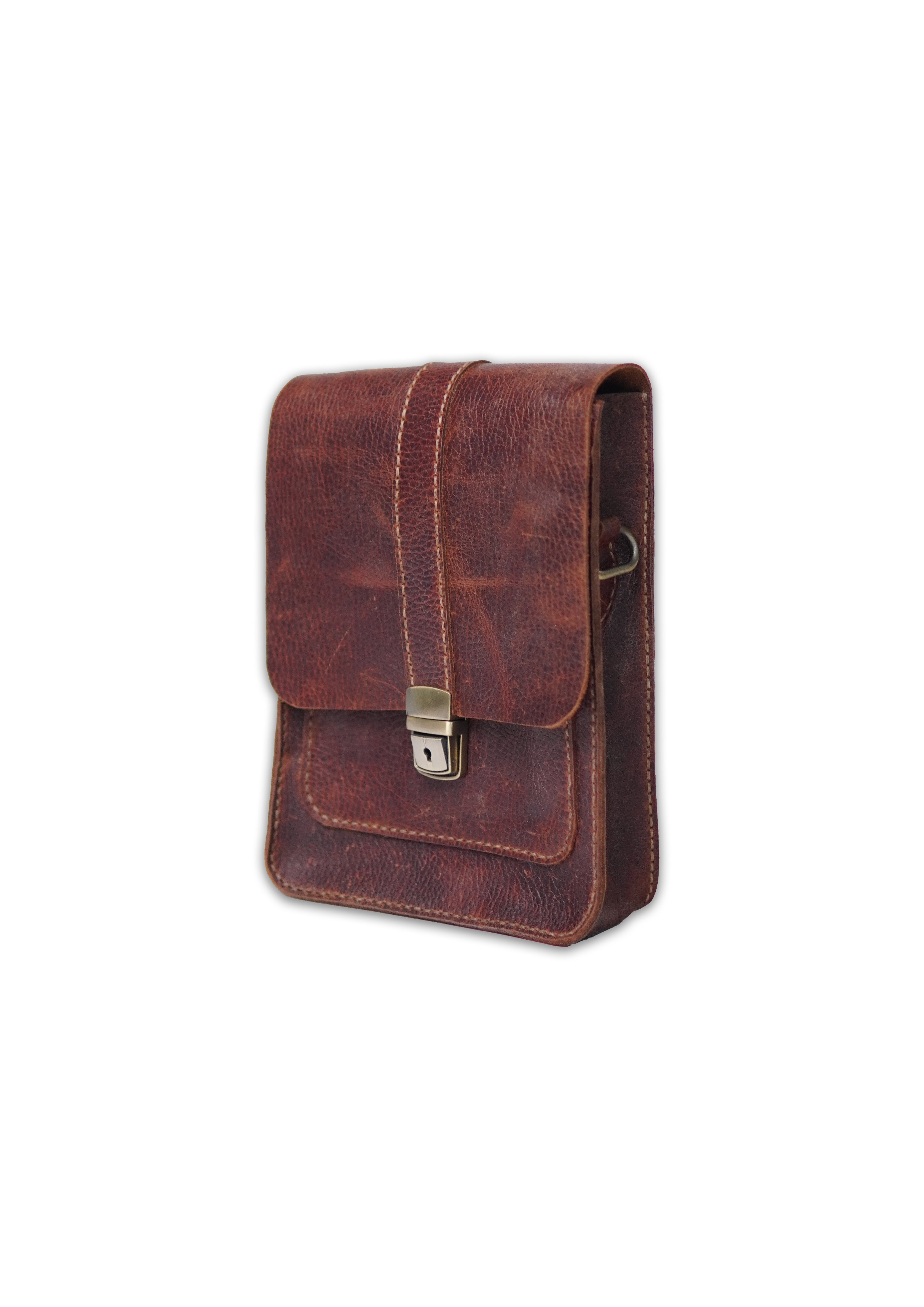 Vasila Leather Handmade Crossbody Crisp Bag