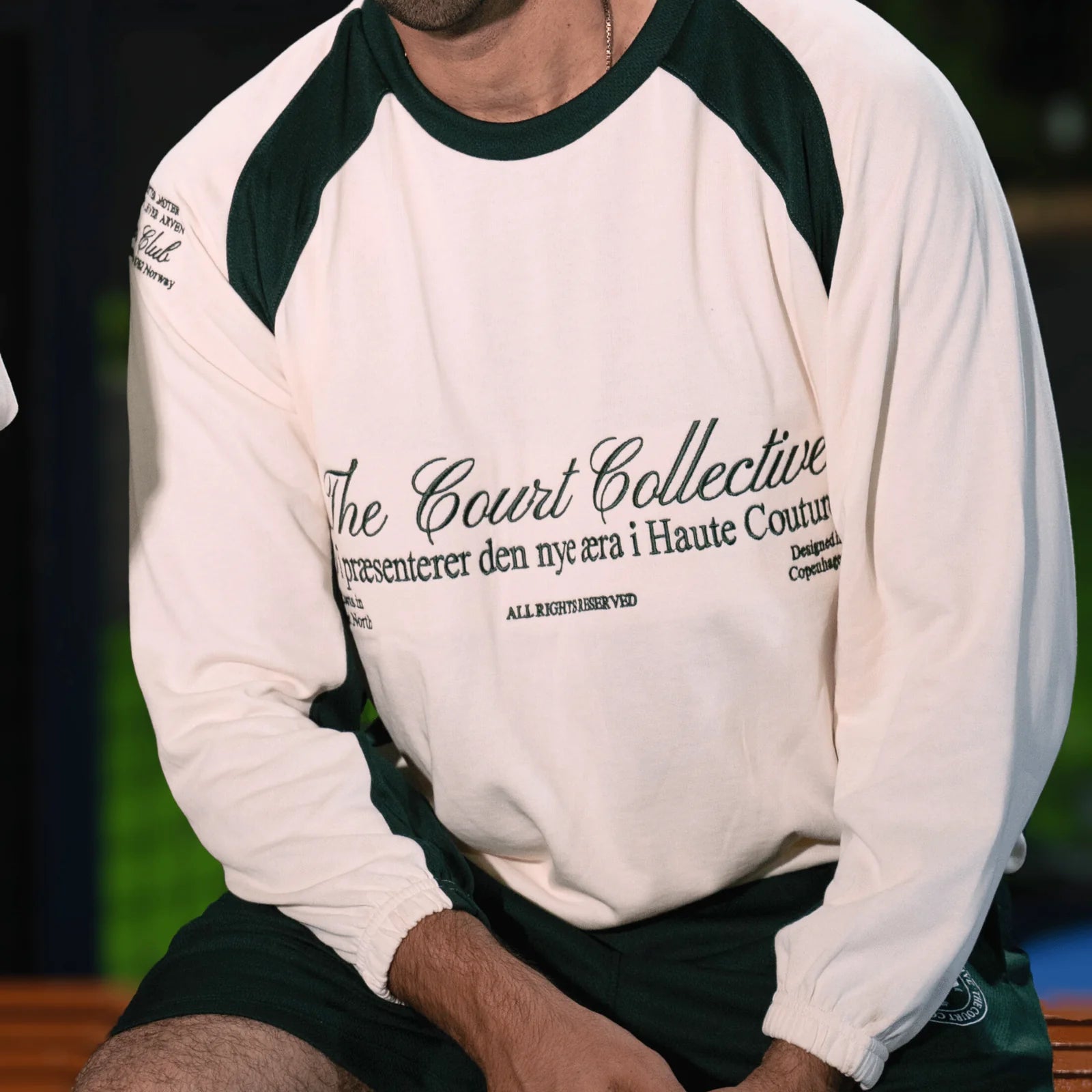 Verde Versity Raglan Unisex Club Top